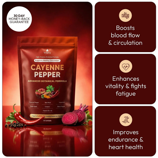 Vitalia® Cayenne Pepper Softgels
