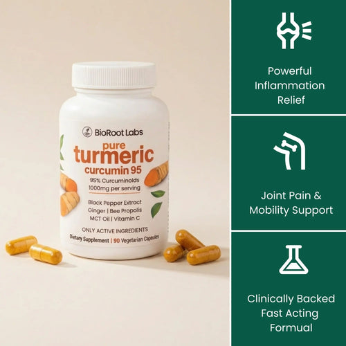 Turmeric Curcumin Capsules (1,000mg) Liver Support Supplement